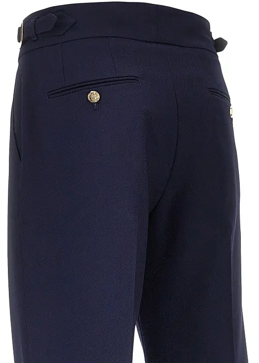 Pantaloni Wool pants with waist straps - Img 4