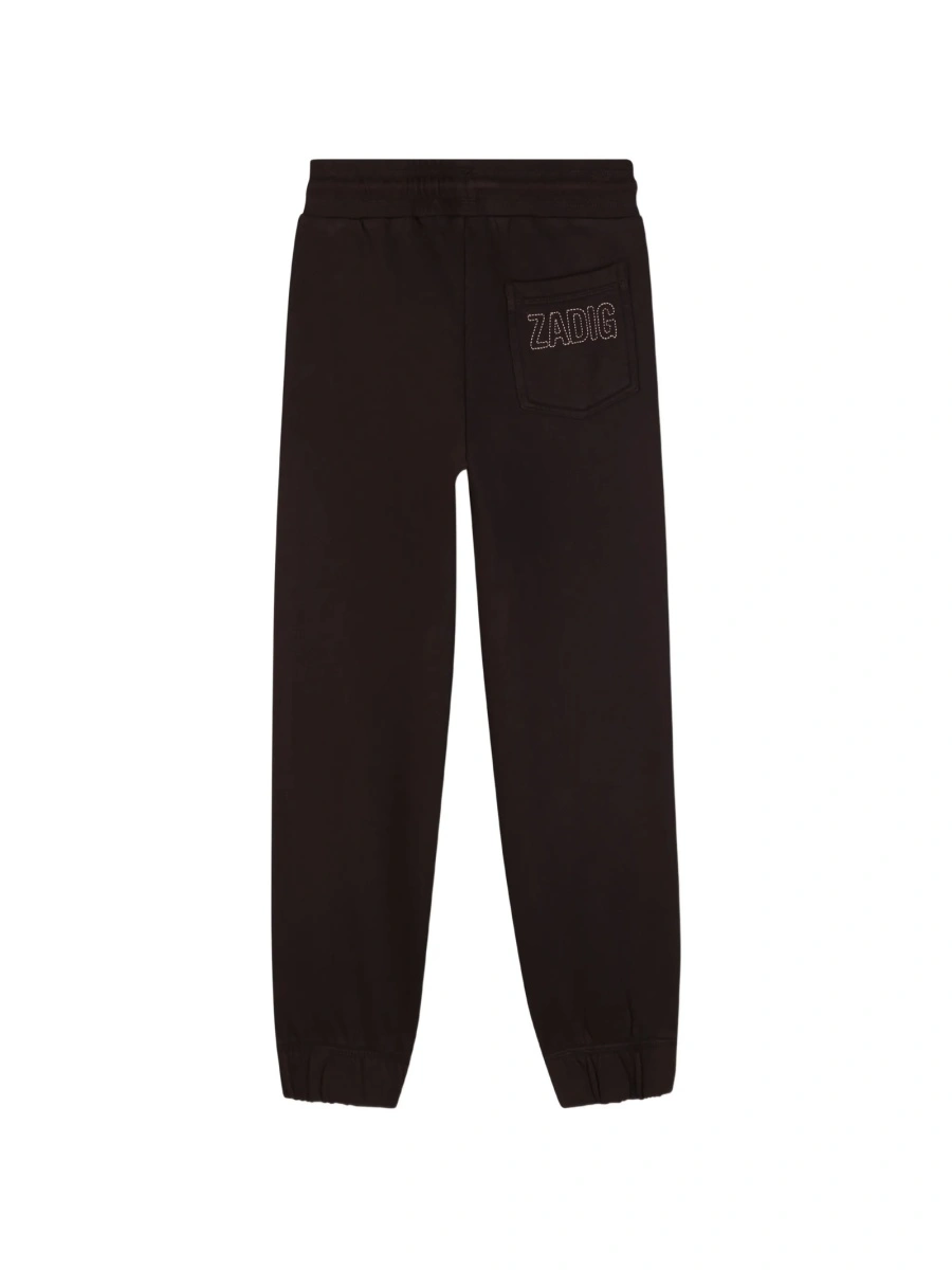 Pantaloni Zadig &amp; Voltaire negri din bumbac - Img 2