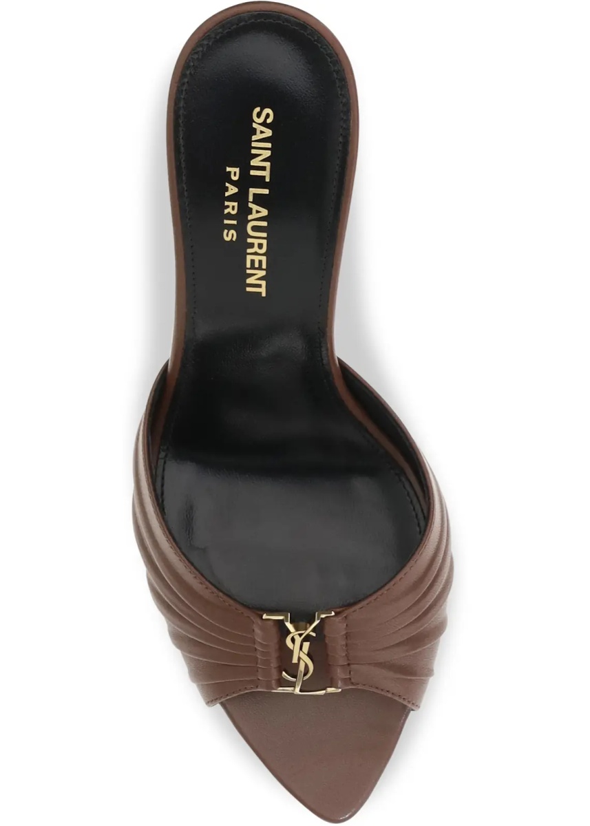 Pantofi Babylone smooth leather Mules - Img 4