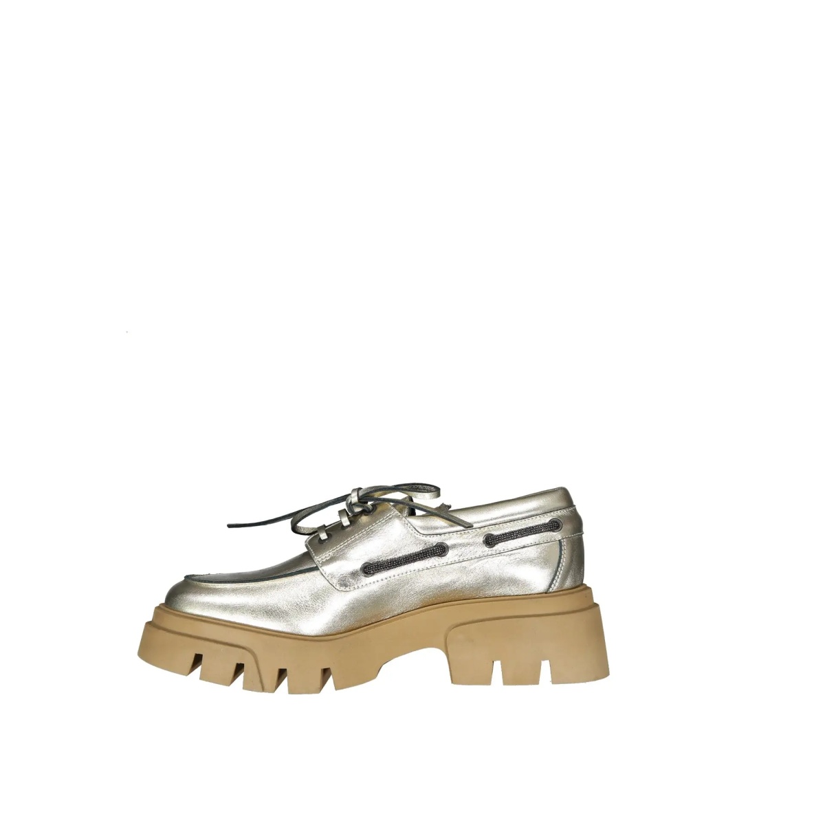 Pantofi Brunello Cucinelli Leather Loafers - Img 3
