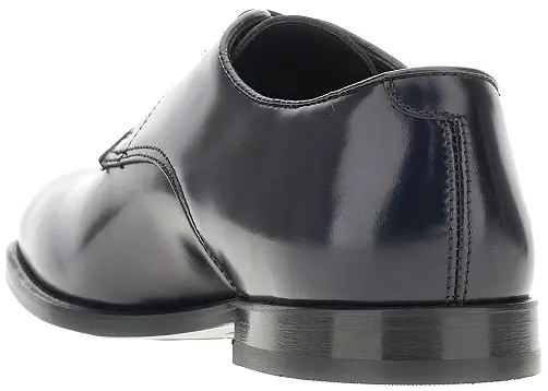 Pantofi Brushed leather laced shoes - Img 3