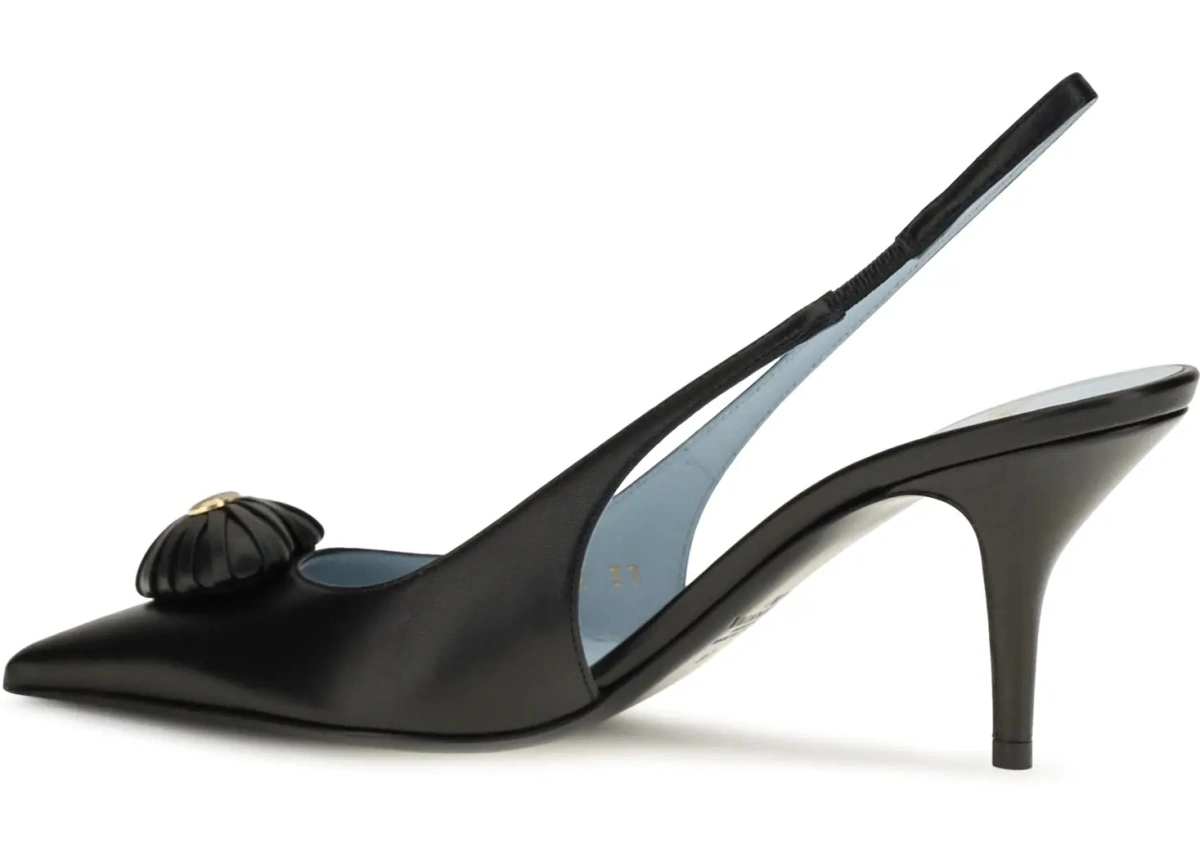 Pantofi Coeur Royal Slingback leather Pumps - Img 3