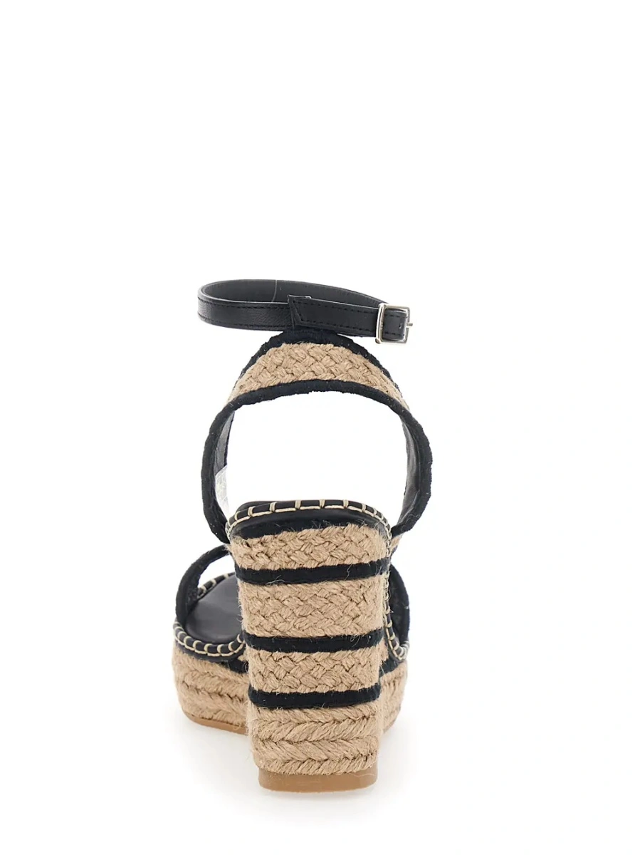 Pantofi cu platforma CASTAÑER bej din material textil - Img 4
