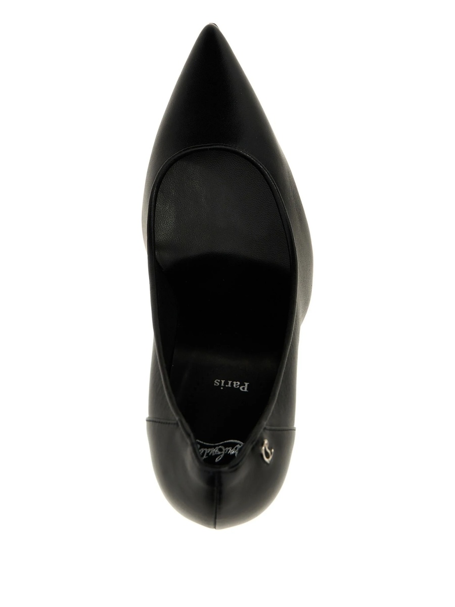 Pantofi cu toc Christian Louboutin Kate negri din piele - Img 4