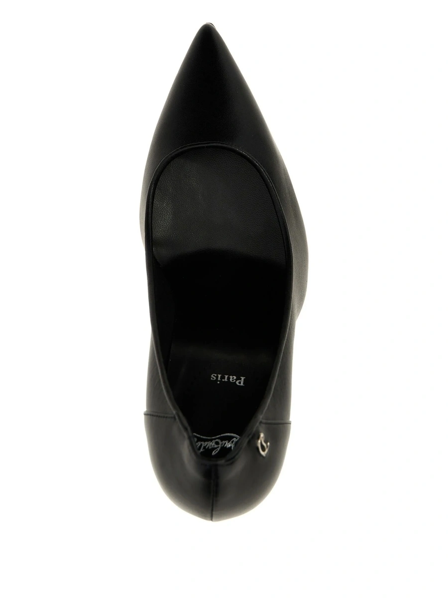 Pantofi cu toc Christian Louboutin Kate negri din piele - Img 4