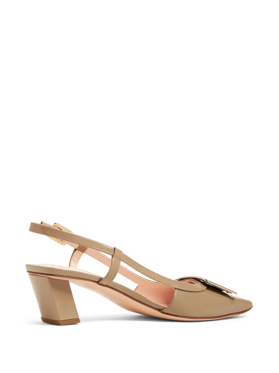 Pantofi cu toc Roger Vivier neutri - Img 3