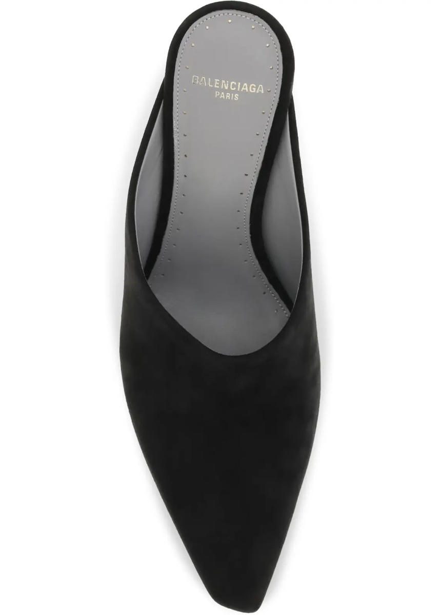 Pantofi Duchesse suede Mule - Img 4