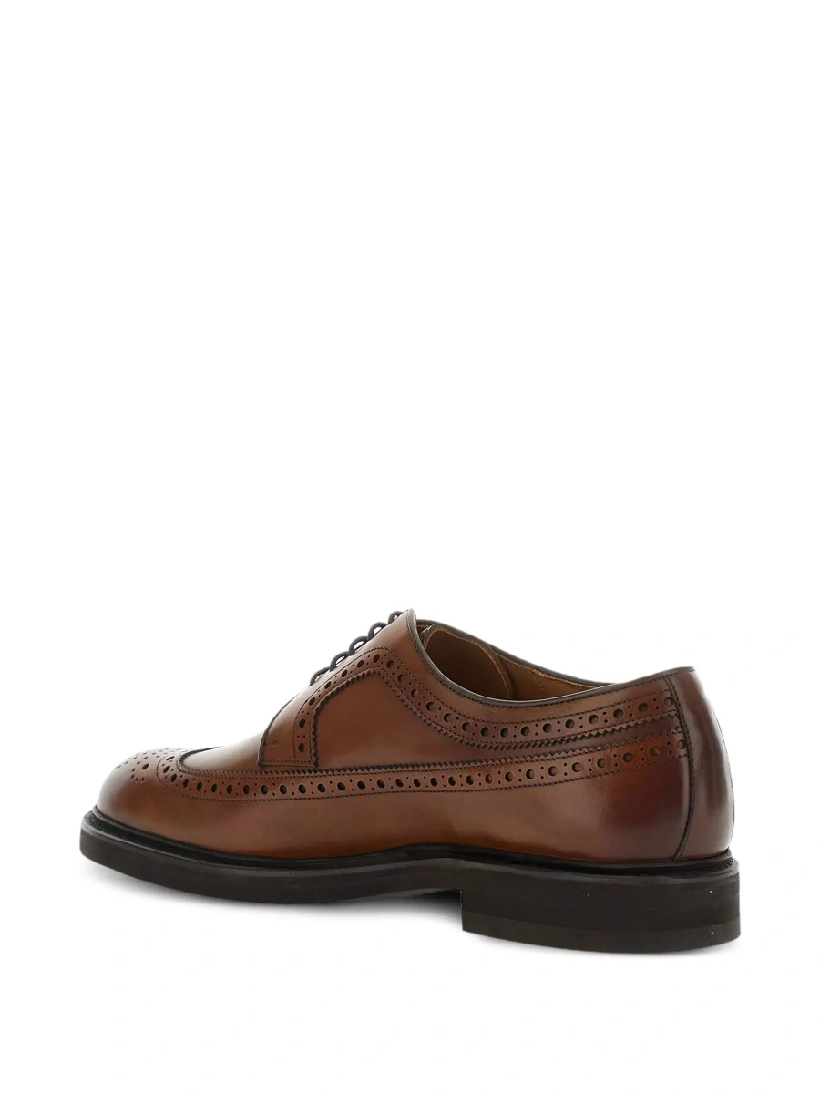 Pantofi eleganti BERWICK maro din piele - Img 6