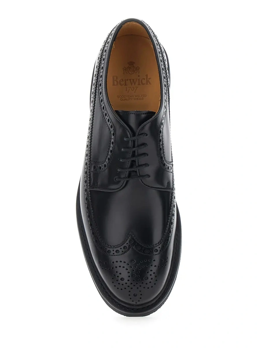 Pantofi eleganti BERWICK negri din piele - Img 4