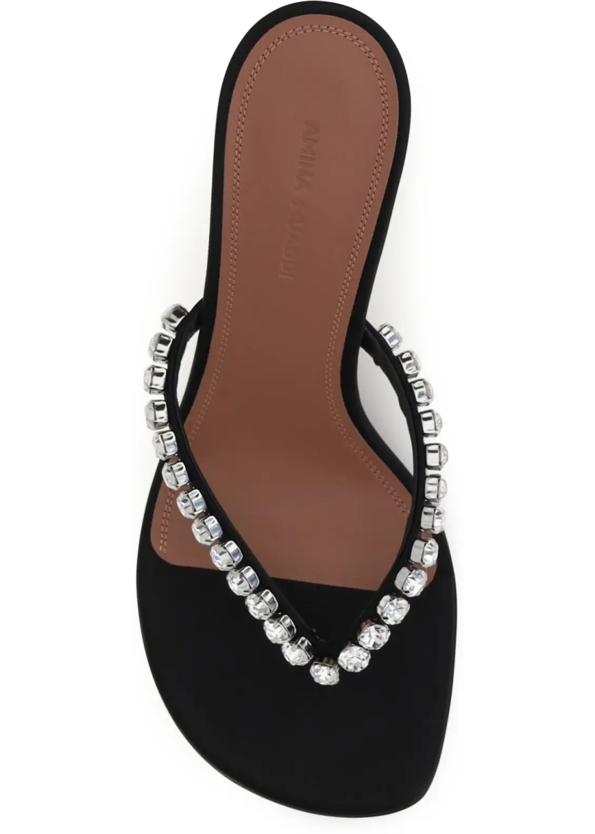 Pantofi Gigi crystal-embellished thong Sandals - Img 4