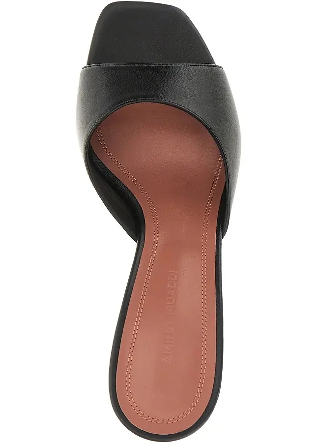 Pantofi 'Lupita' nappa leather slippers - Img 4