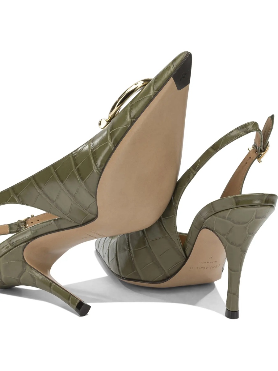 Pantofi "Sara Croc 65MM" Slingback - Img 5