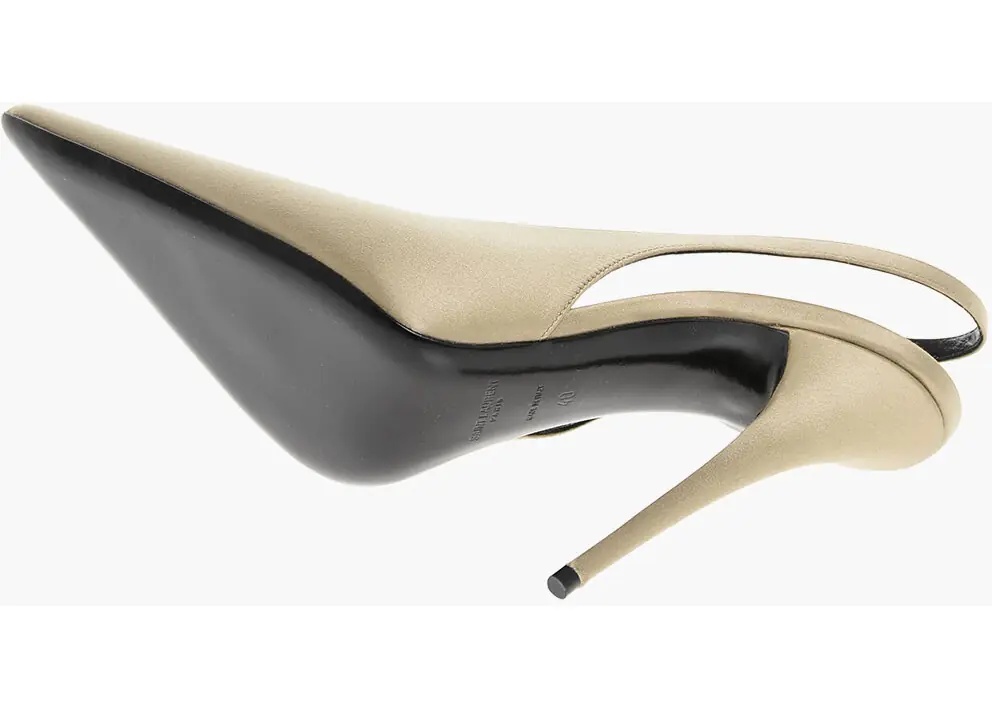Pantofi Satin L'entracte Slingback Pumps With Stiletto Heel 13Cm* - Img 5