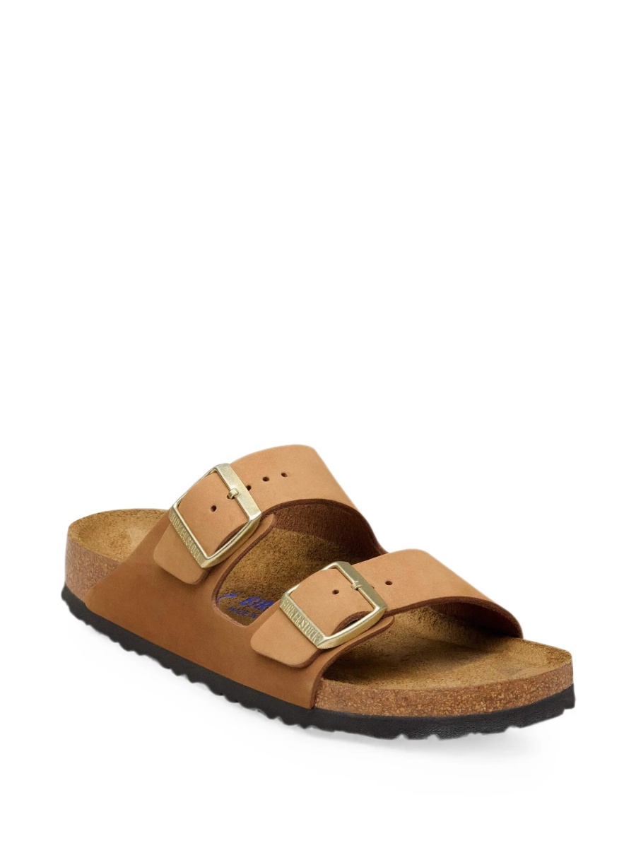 Pantofi slip-on Birkenstock arizona maro din piele - Img 2