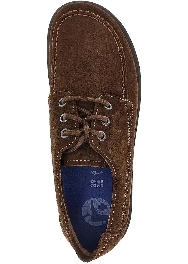 Pantofi Suede leather lace-up shoes - Img 4