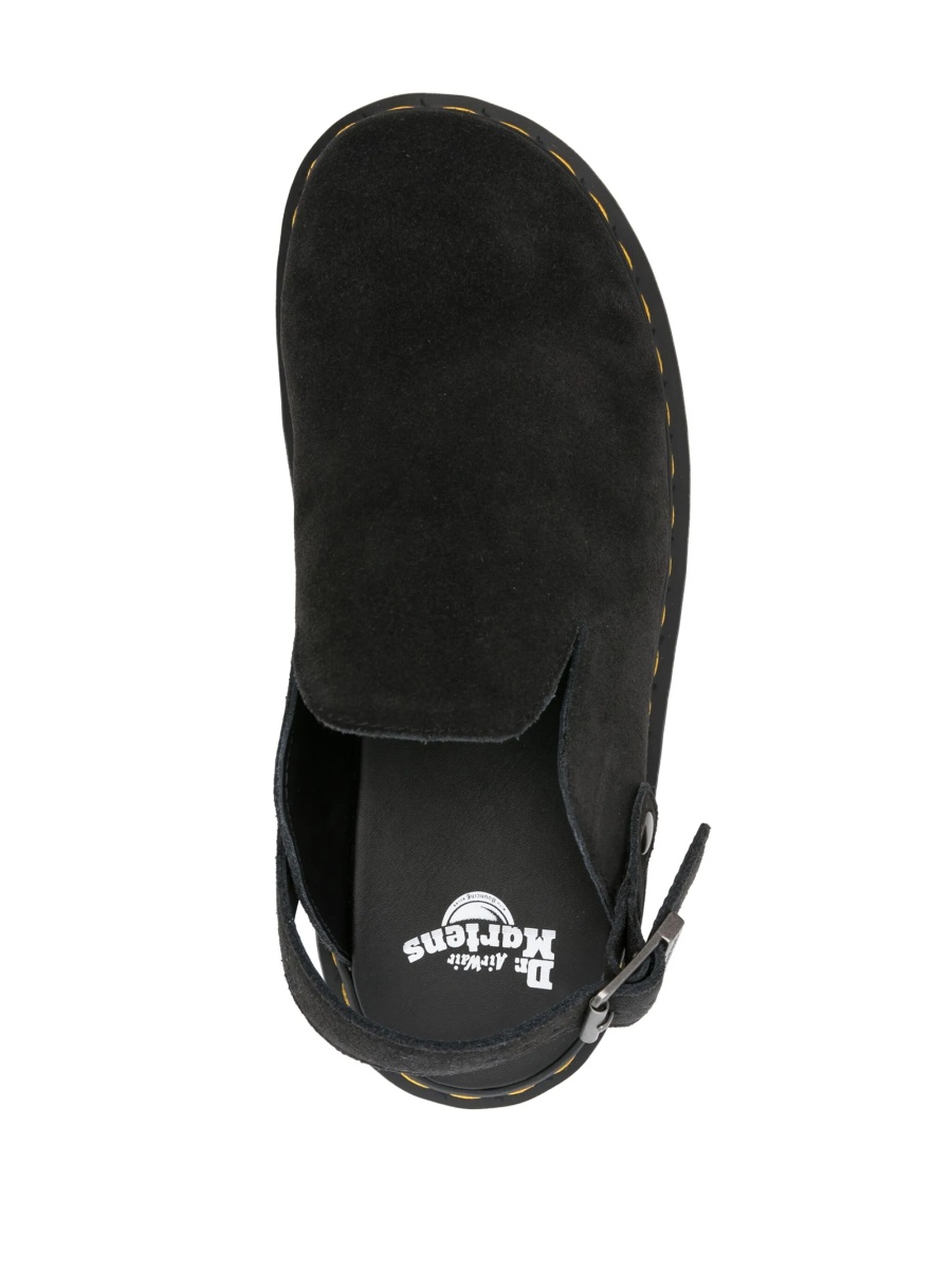 Papuci Dr. Martens negri din piele intoarsa - Img 4