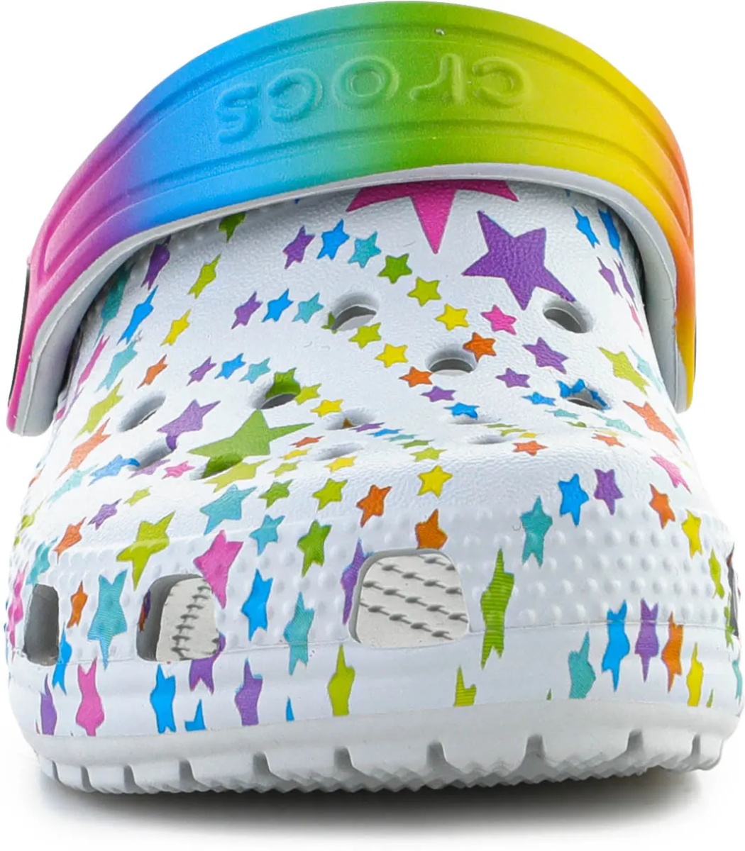 Papuci KIDS slippers CROCS CLASSIC DISCO DANCE PARTY CLOG T SHIMMER/MULTI - Img 2