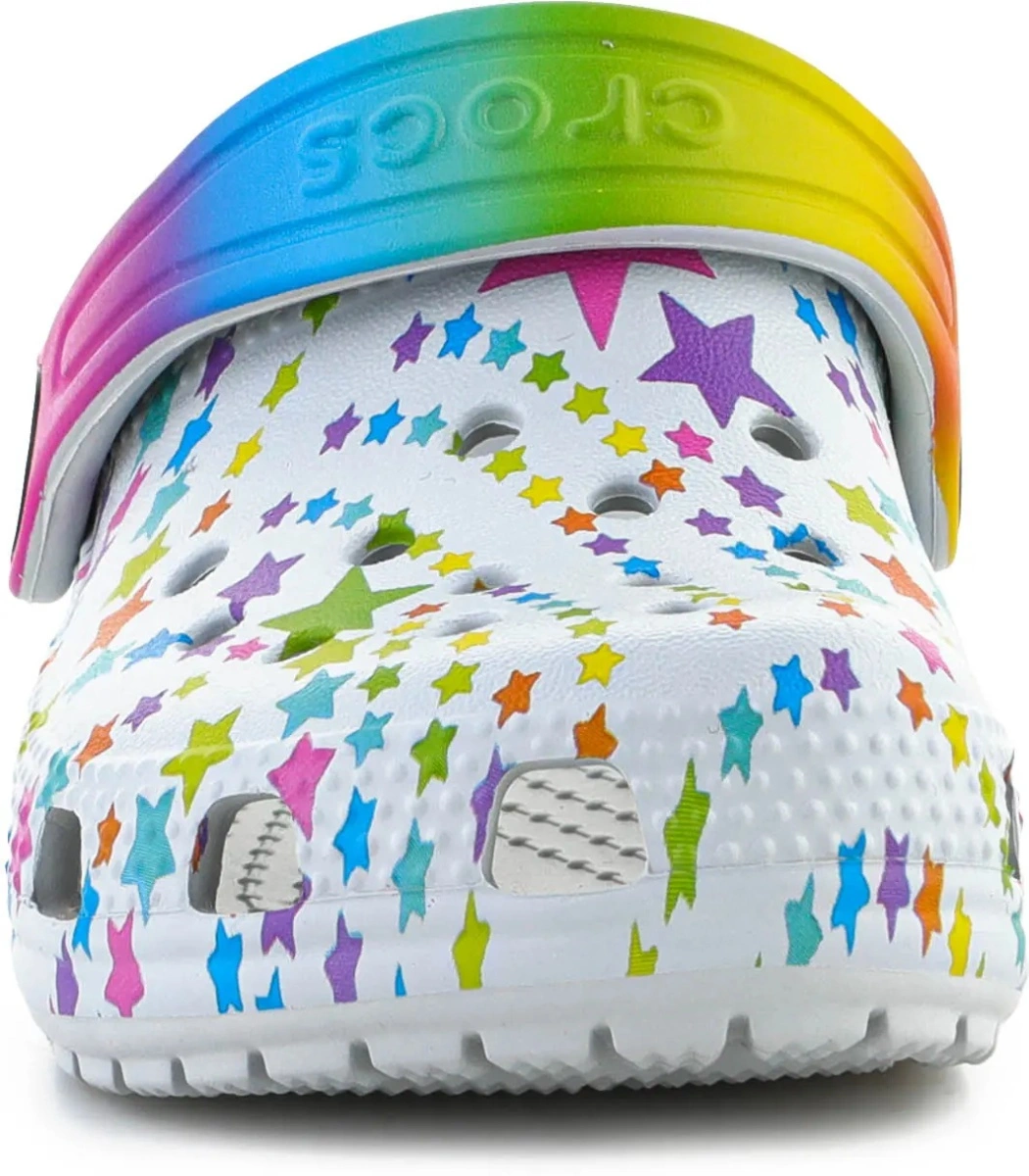 Papuci KIDS slippers CROCS CLASSIC DISCO DANCE PARTY CLOG T SHIMMER/MULTI - Img 2