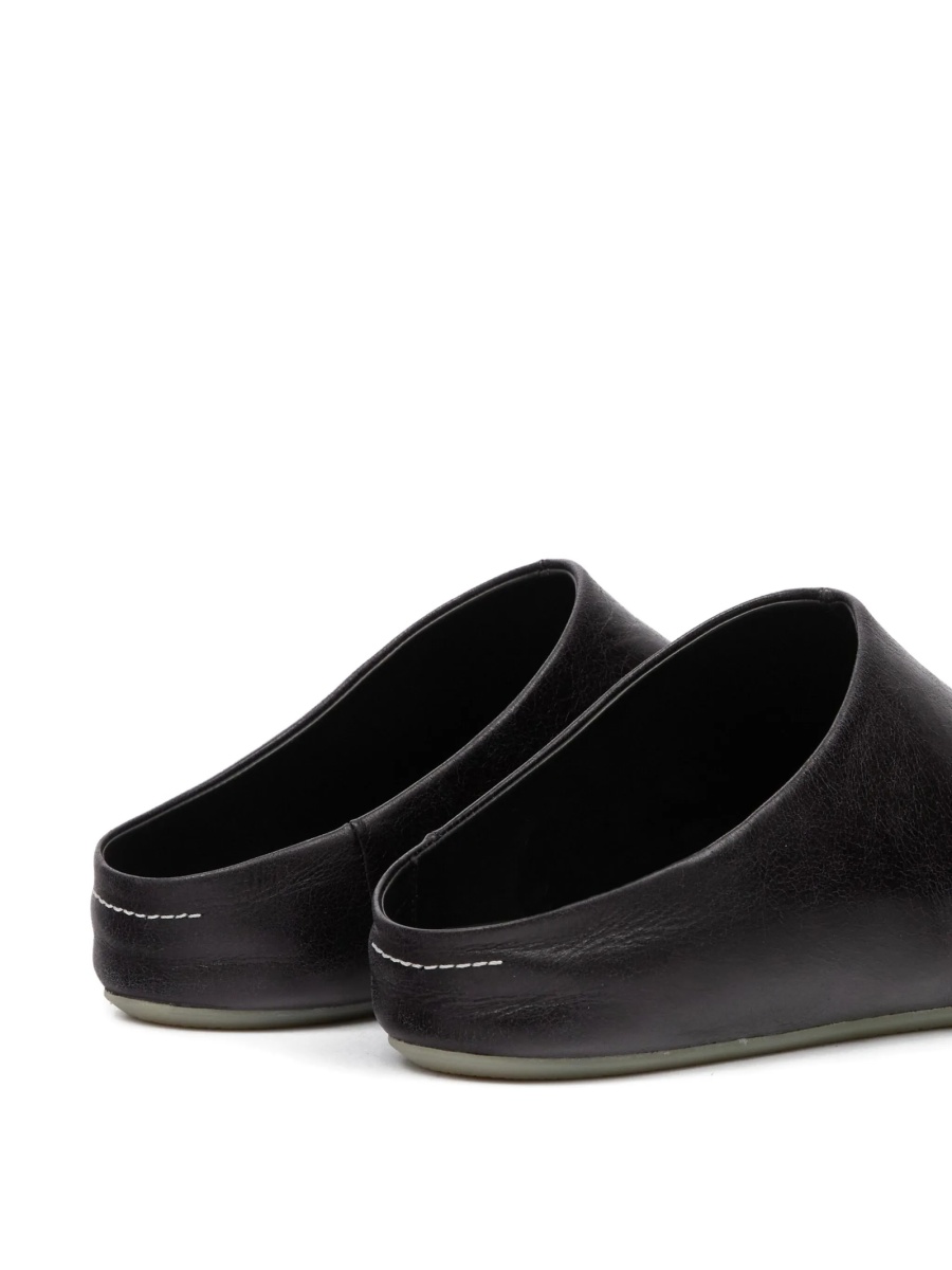 Papuci MM6 Maison Margiela negri din piele - Img 4
