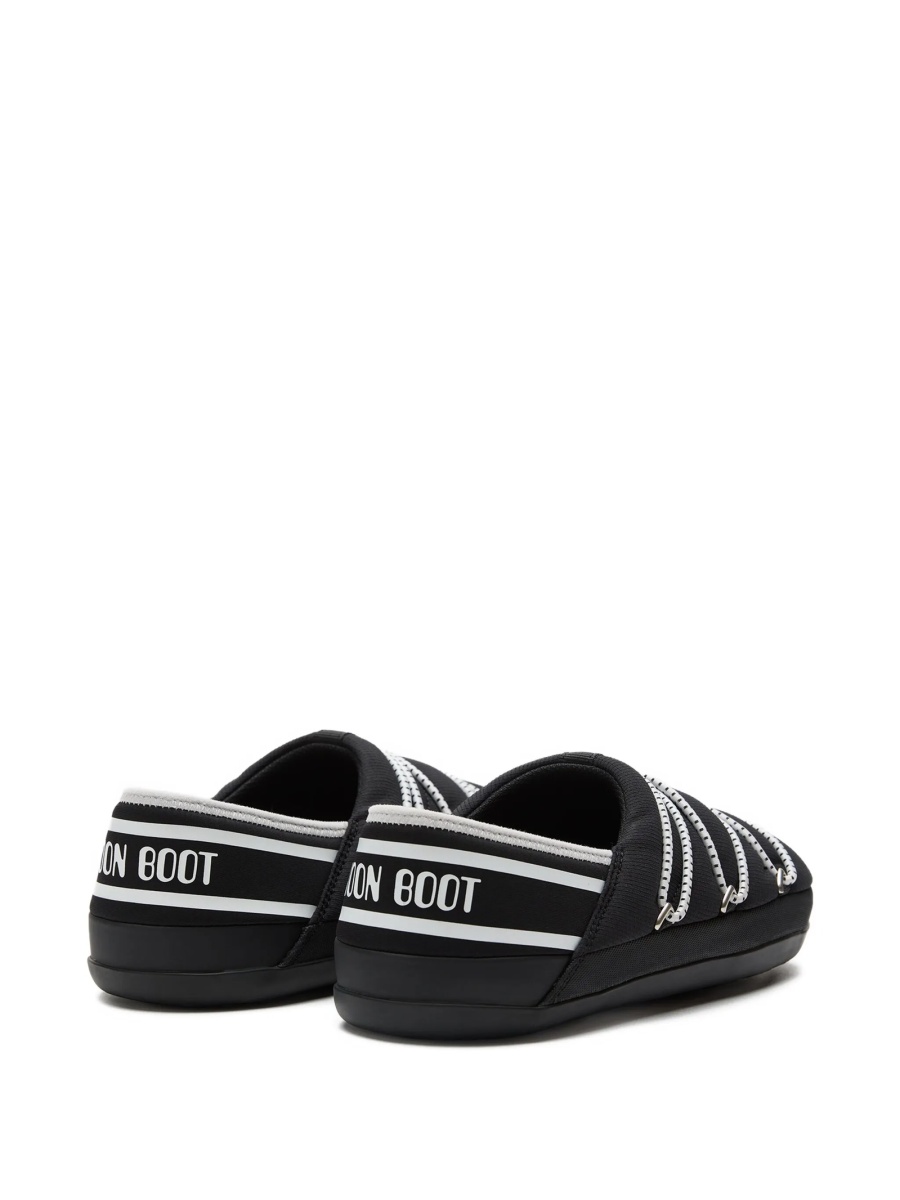 Papuci Moon Boot negri din polyester si poliuretan - Img 3