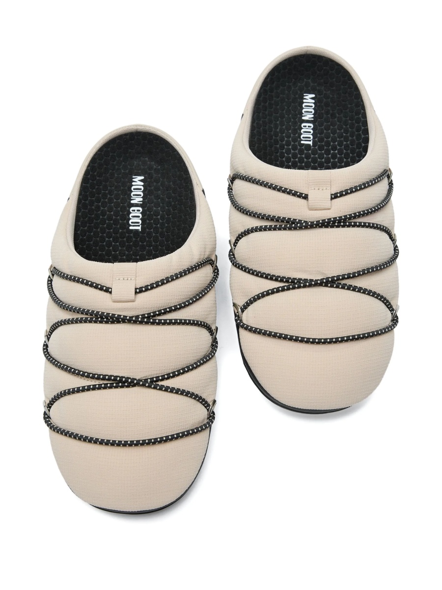 Papuci Moon Boot neutri din polyester si poliuretan - Img 3