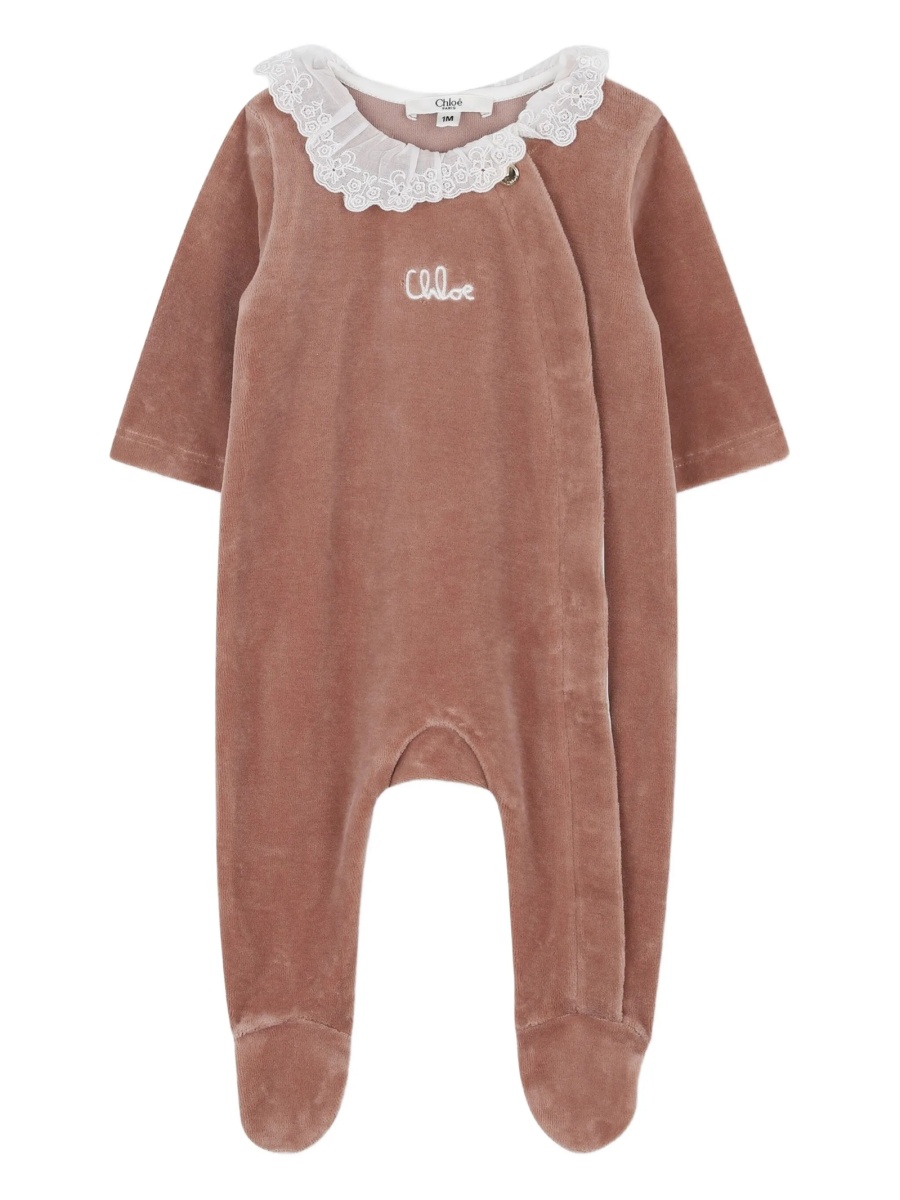 Pijamale Chloe roz din bumbac organic - Img 4
