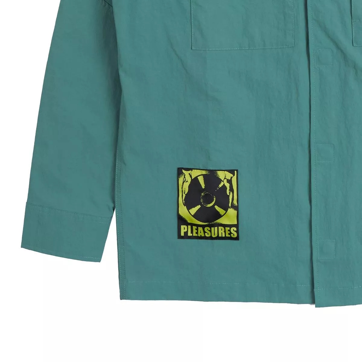 Pleasures Overshirt P23SP013 TEAL - Img 2