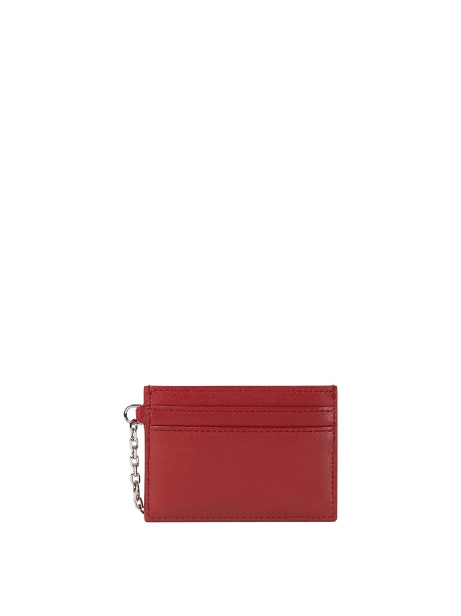 Portofel Alexander McQueen rosu din piele - Img 3