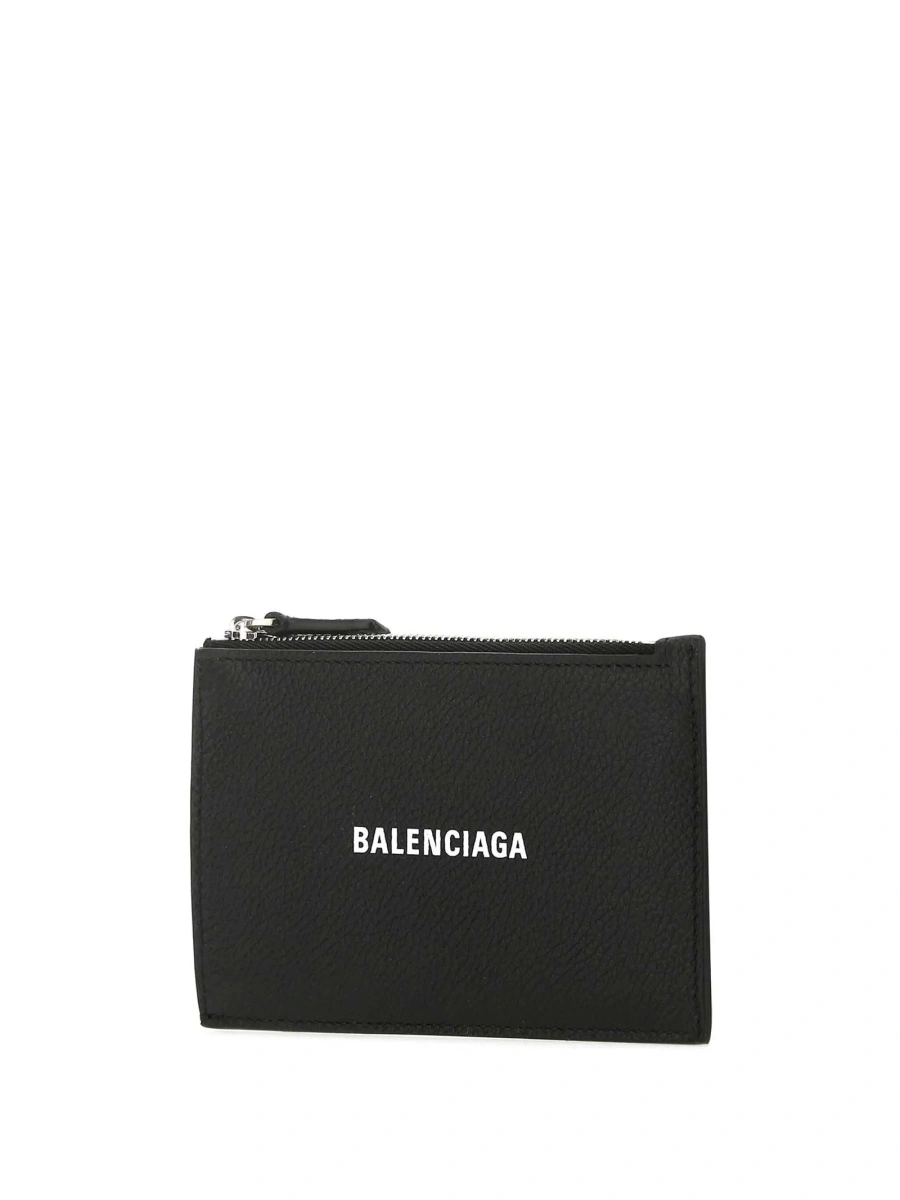 Portofel Balenciaga negru din piele - Img 3