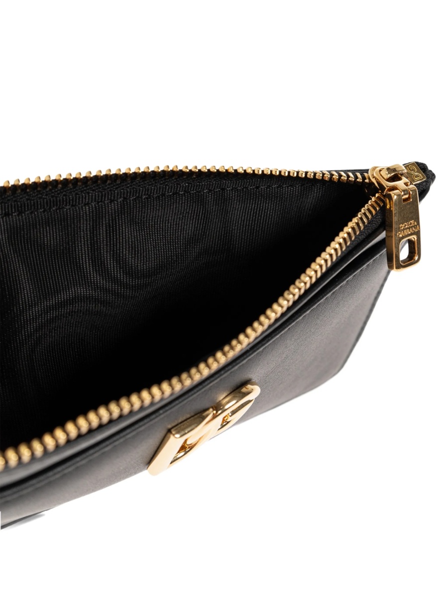Portofel Dolce &amp; Gabbana DG Logo negru din piele - Img 4