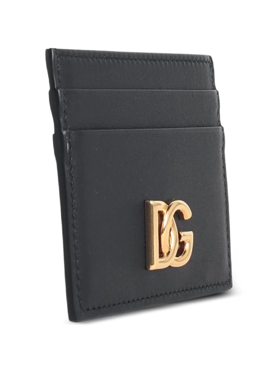 Portofel Dolce &amp; Gabbana DG Logo negru din piele - Img 3