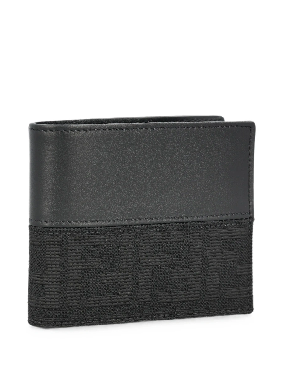 Portofel Fendi negru din piele - Img 3