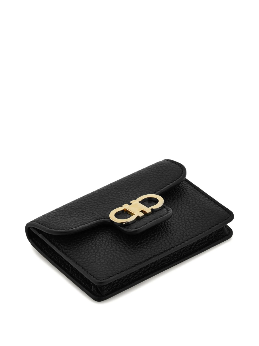 Portofel Ferragamo gancini negru - Img 3