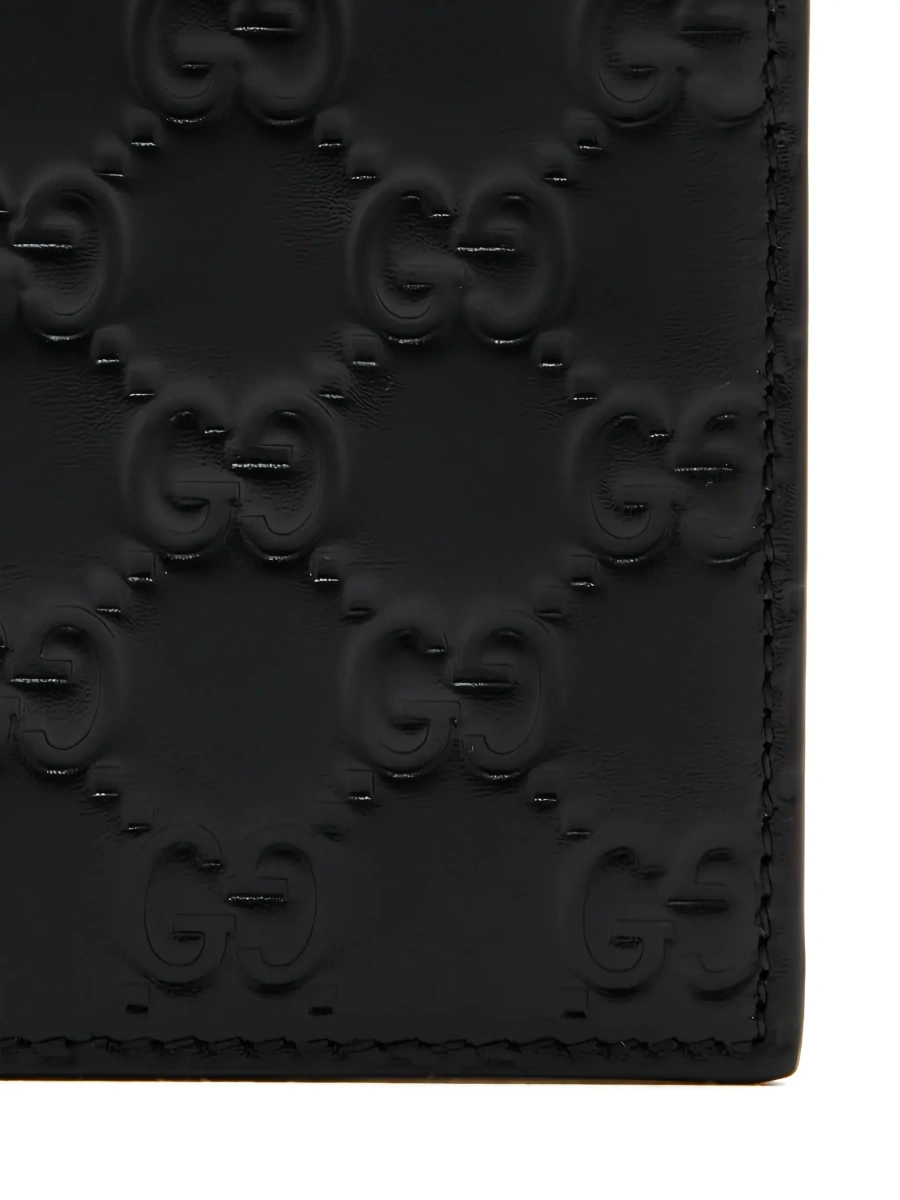 Portofel Gucci negru din piele - Img 6