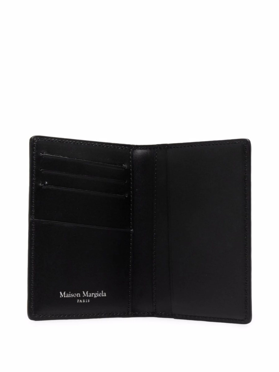 Portofel Maison Margiela negru din piele - Img 3