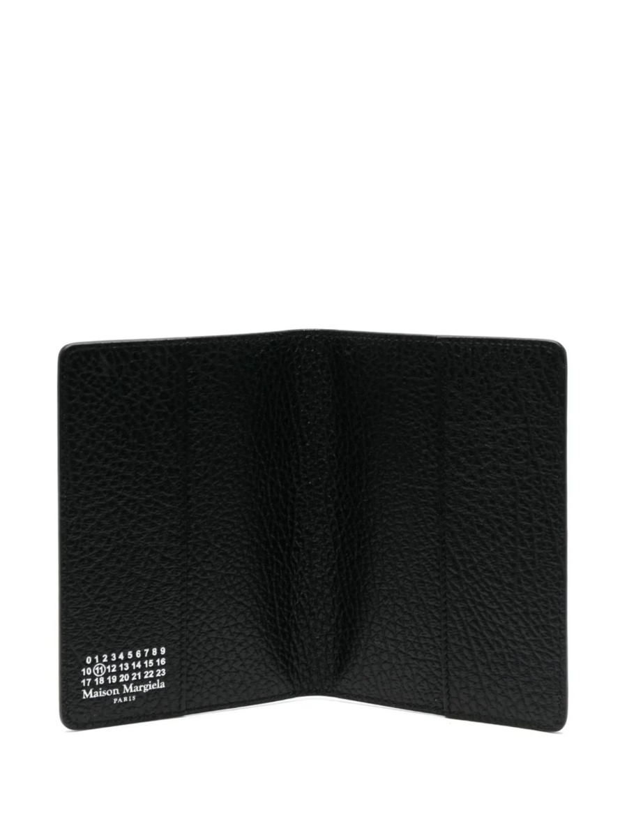 Portofel Maison Margiela negru din piele - Img 3