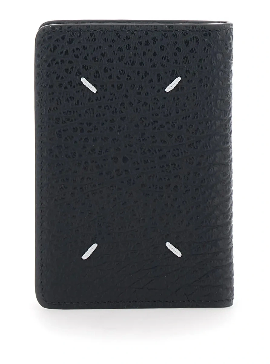 Portofel Maison Margiela negru din piele - Img 2