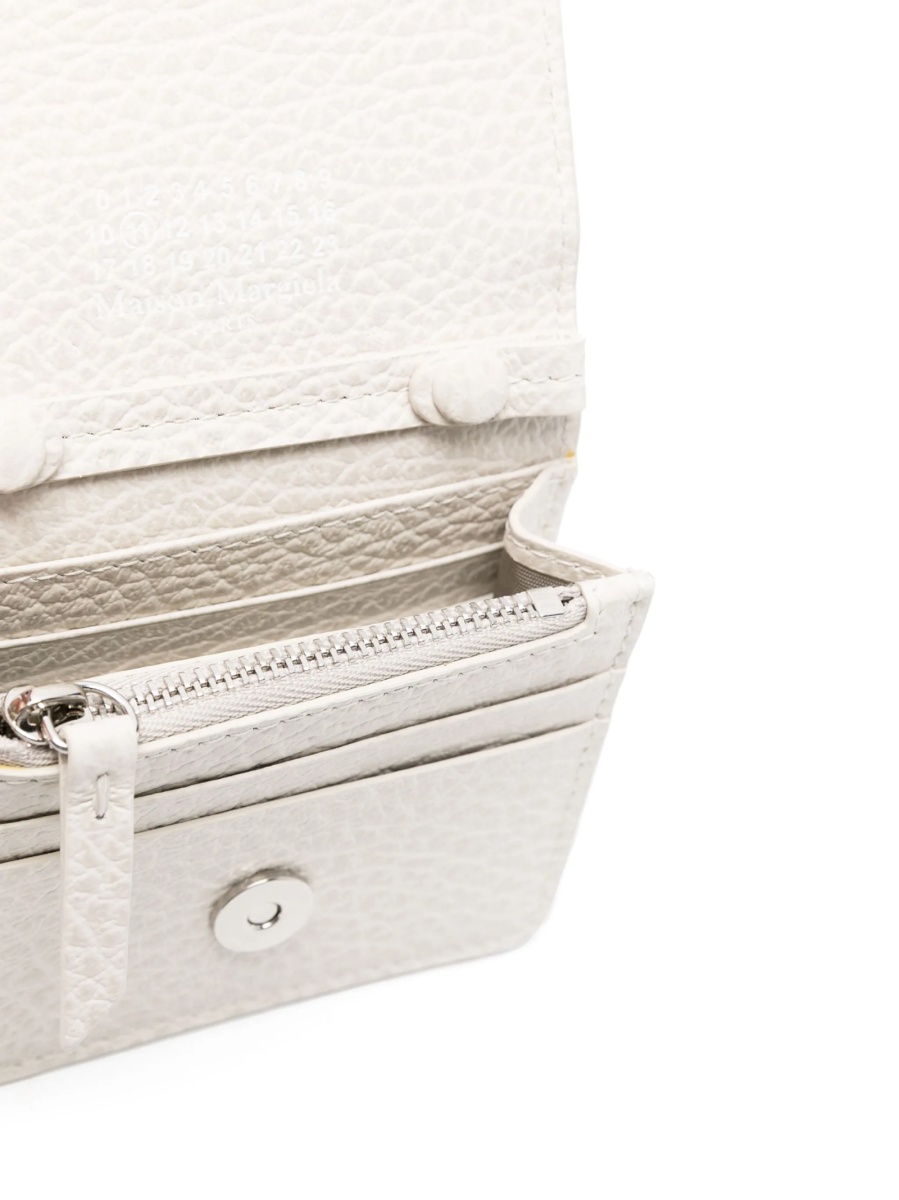Portofel Maison Margiela neutru din piele si zinc - Img 3