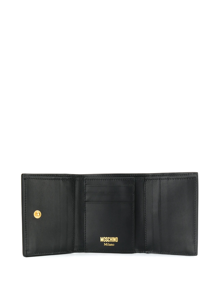 Portofel Moschino negru din piele - Img 3