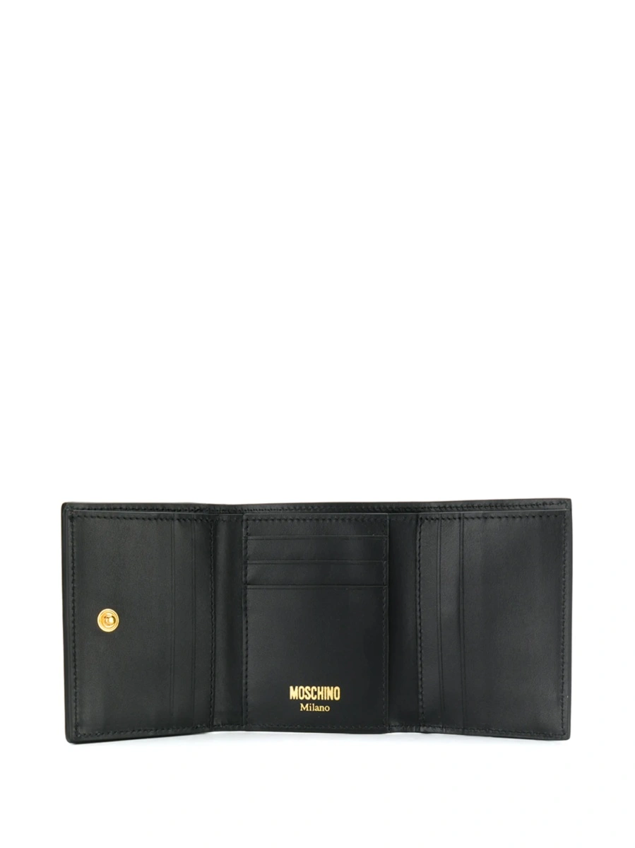 Portofel Moschino negru din piele - Img 3