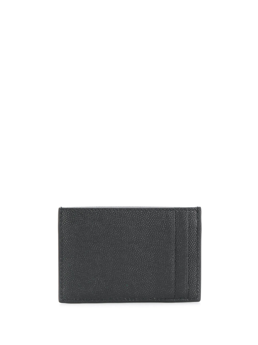 Portofel Saint Laurent negru din piele - Img 2