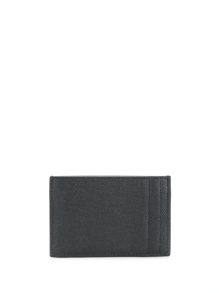 Portofel Saint Laurent negru din piele - Img 2