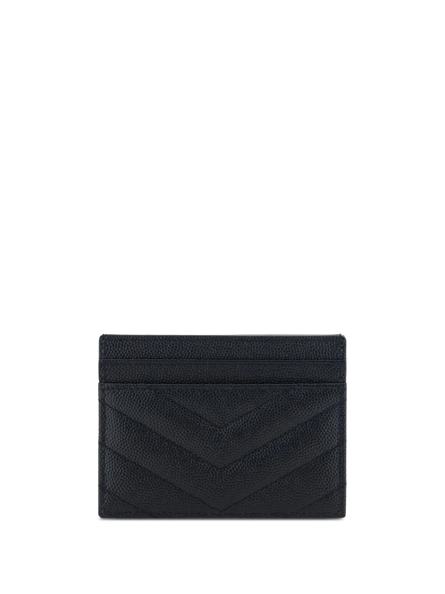 Portofel Saint Laurent negru din piele - Img 2