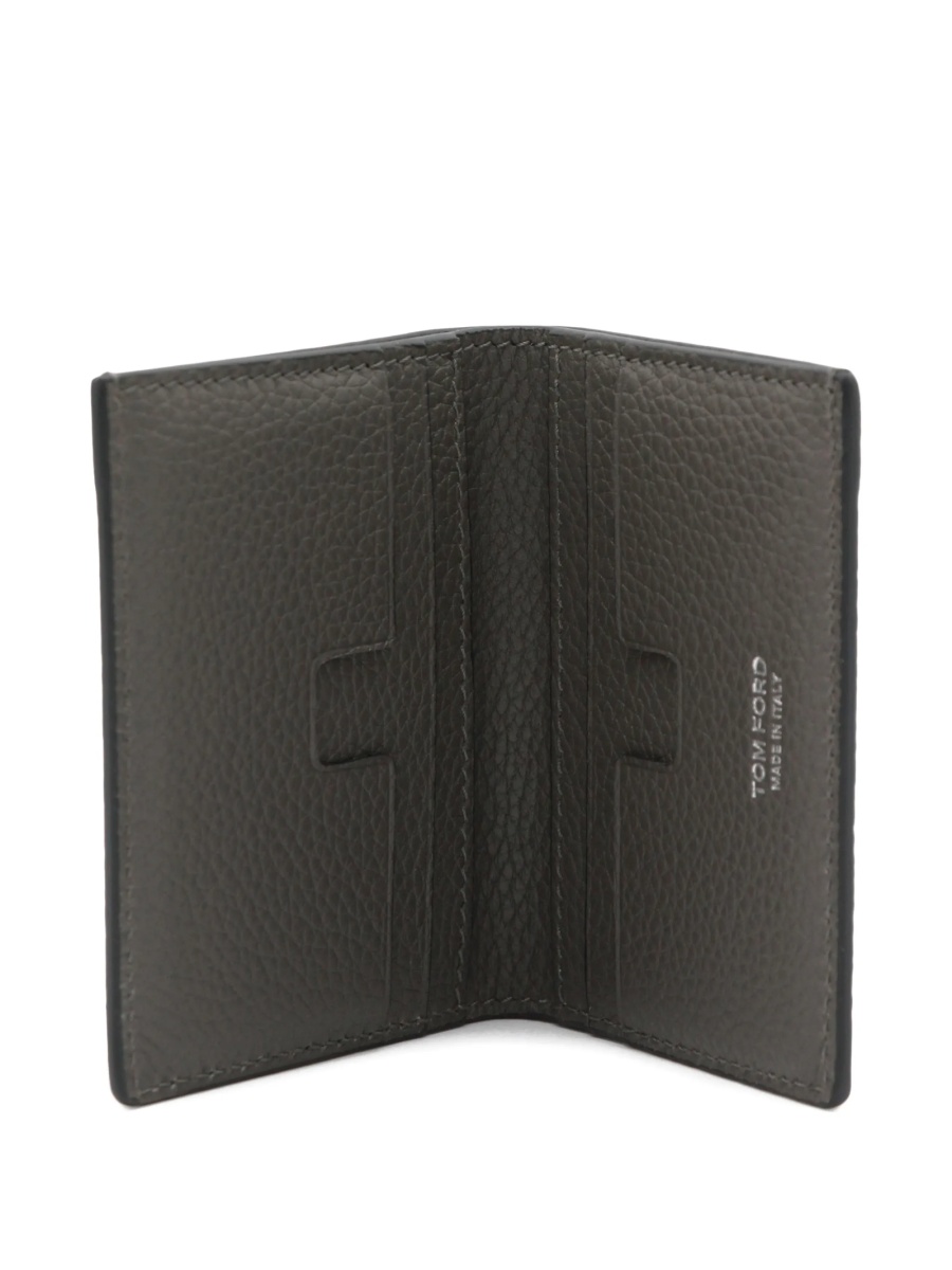 Portofel Tom Ford maro din piele - Img 3