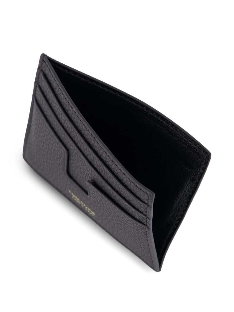 Portofel Tom Ford negru din piele - Img 3
