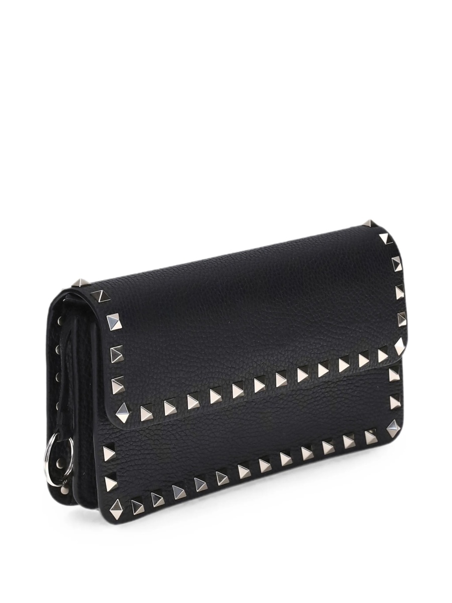 Portofel Valentino Garavani Rockstud negru din piele - Img 3