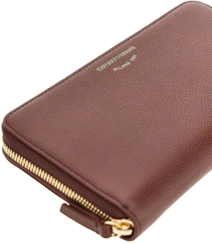 Portofele Grained leather zip-around wallet - Img 4