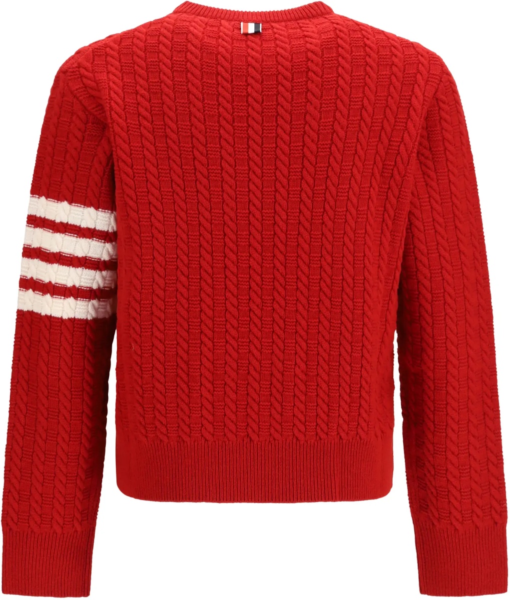 Pulover 4-Bar merino wool Sweater with Anchor motif - Img 2
