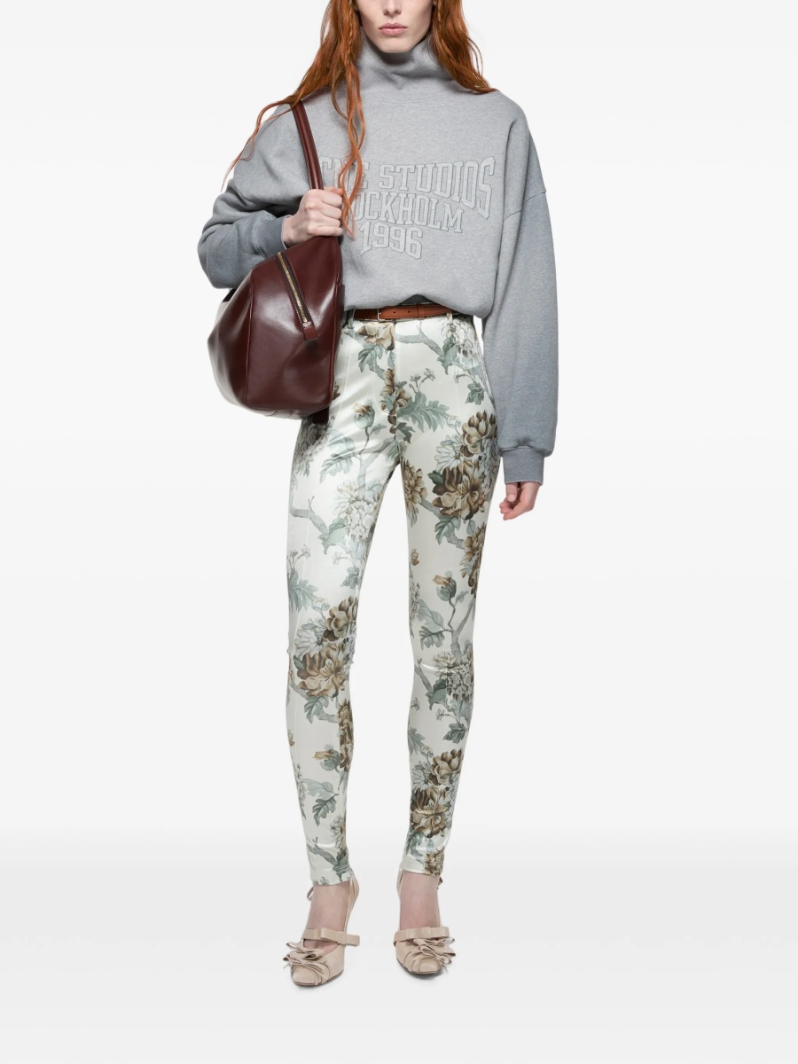 Pulover Acne Studios gri din bumbac organic - Img 2