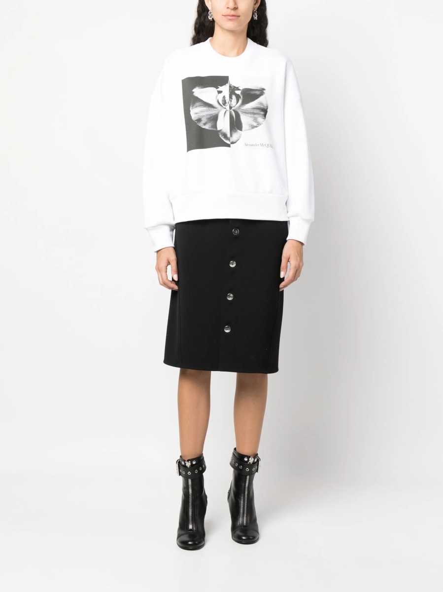 Pulover Alexander McQueen alb - Img 2
